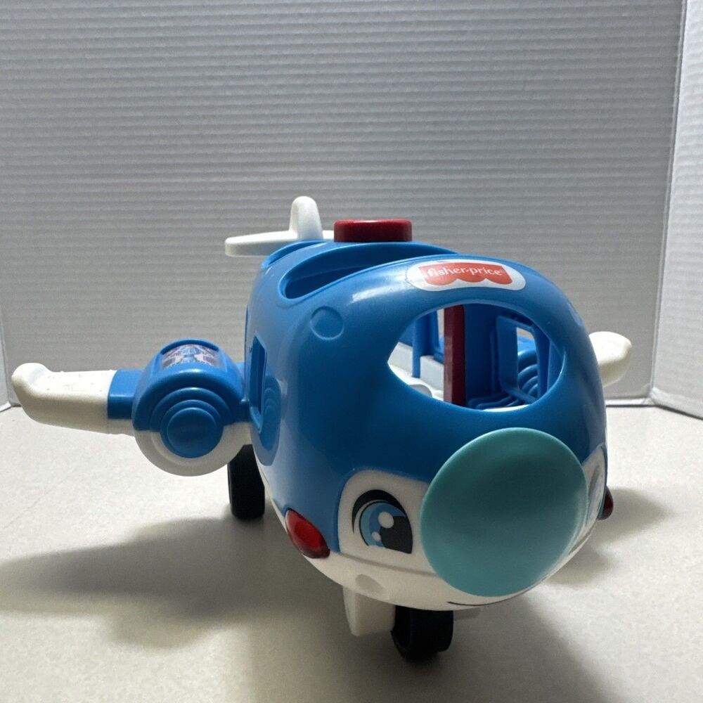 Fisher Price Little People Airplane Plane Toy DJB53 Electronic Lights Sounds